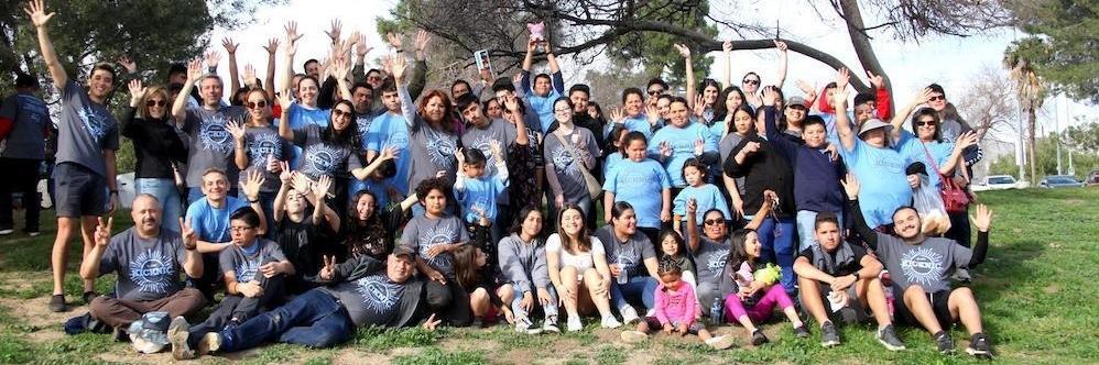 Group photo of supporters for El Nido Family Centers in LA