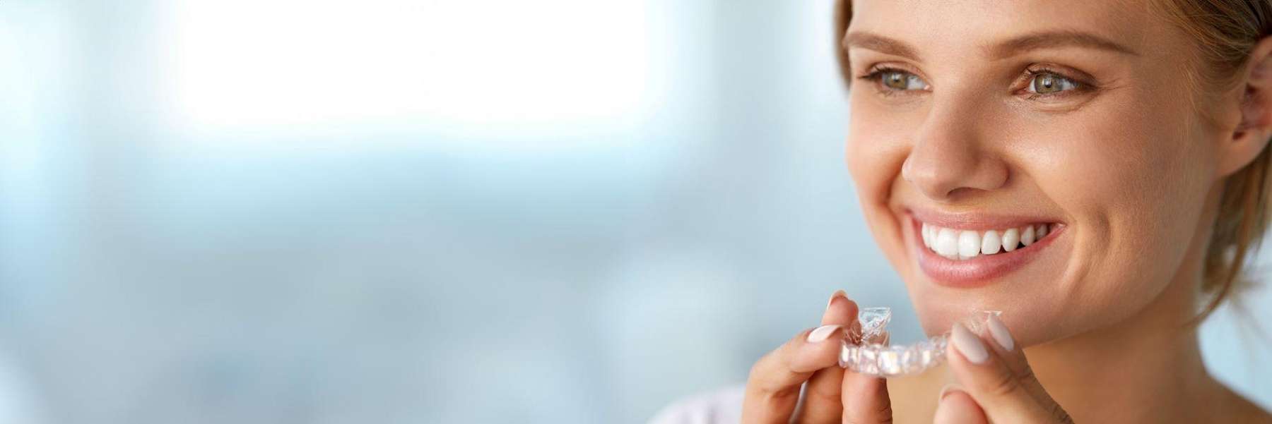 a female patient with Invisalign in Van Nuys, CA