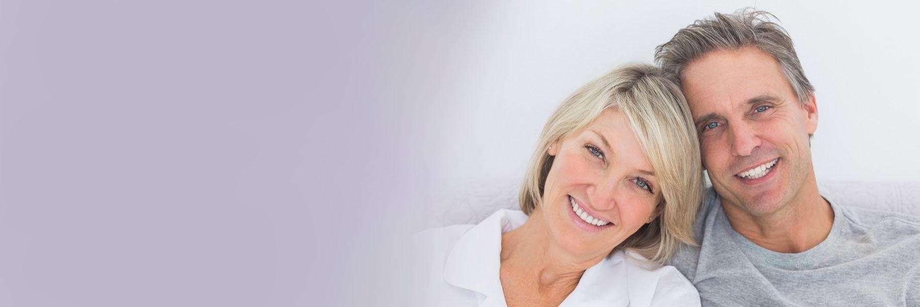 older couple smiling | dentist van nuys