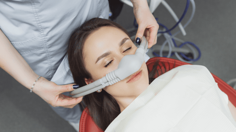 A patient getting sedated in Van Nuys