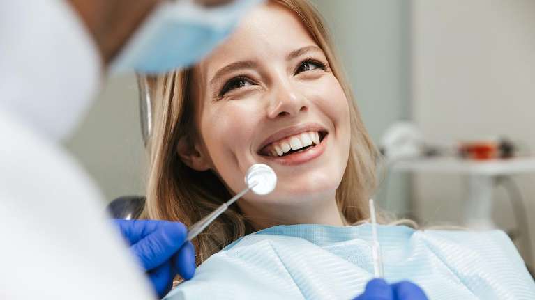 A patient waiting to get her Wisdom Teeth Removed in Van Nuys, CA