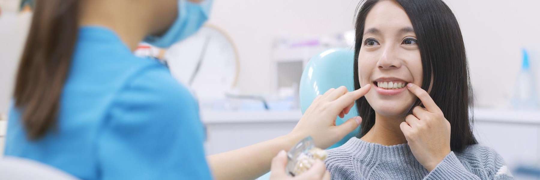 A woman looking for a Root Canal Treatment in Van Nuys